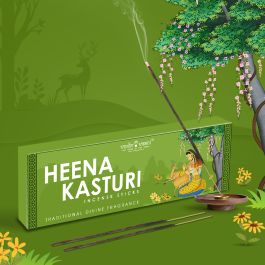 Buy Heena Kasturi Incense Sticks Vedic Vaani