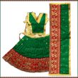 Dress Poshak for Maa Lakshmi Hindu Indian Goddess - 7 inches