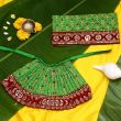 9" Lehenga Patka Dress for Maa Durga Decor