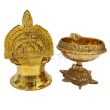 Kuber Lakshmi Diya in Brass