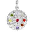 Navratna Nine Planetary Rashi Gemstones Locket