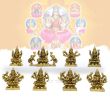 Ashtalakshmi Idols Eight forms of Goddess Mahalakshmi