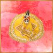 Yellow Designer Dress/Poshak for Little Kanha Ji Idol