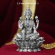 Hindu Deity Mahalakshmi Sculpture/Idol in Pure Silver