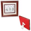 Lakshmi Ganesh Saraswati silver frame