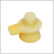 Yellow Shivling in Ivory Jade - 75 gms