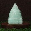 Sri Chakra Shree Yantra in Green Quartz Gemstone