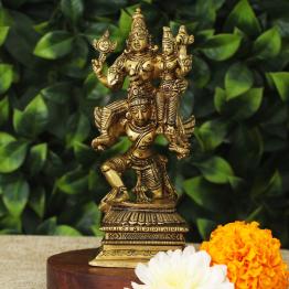 Kalarambhu Garun Vishnu Laxmi Idol in brass