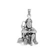 Lord Hanuman Sleek Silver Locket 