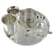 Naivedyam Puja Thali Set in Pure Silver