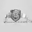 Narsimha Bracelet in Pure Silver - 60 gms