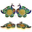 Peacock Kalakruti Meenakari Diya set