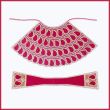 Devi Poshak Lehenga Patka in Baby Pink Color - 5 inches