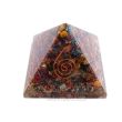 Chakra Stone Orgone Energy Pyramid