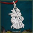 Spiritual Love Radha Krishna Locket/Pendant in Pure Silver