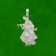 Radhe Krishna Locket in Pure Silver