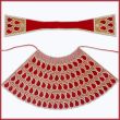 Auspicious Red Kumkum Dress Lehenga Patka for Devi Idols Shop Online