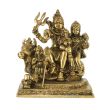 Shiv Parivar Statue in Brass with Antic Finish