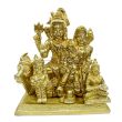 Shiv Parivar with Annapurna Devi in Brass Idol