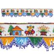 Moti Khatli Work Traditional Handmade Toran with Hanging Set