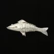 Silver Metal Fish for Removing Vastu Dosha