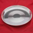 Plain Puja Thali in german silver - Design II