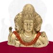 Tridev Trimurti Brahma, Vishnu and Mahesha Divine Brass Statue