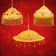 Vaishno Devi Mata Chatra - Set of 3