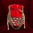 Velvet Potli Bag for Shagun Puja Celebrations Gifting