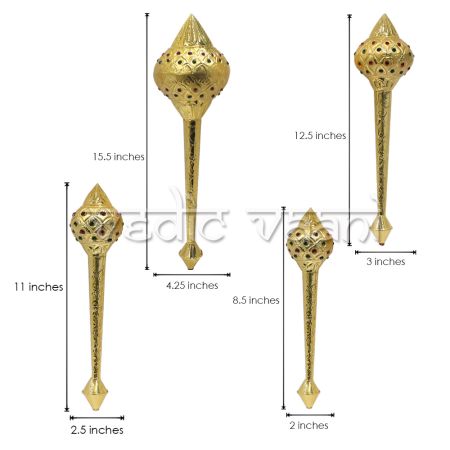 Lord hanuman gada, 11 inch hanuman ji gada, Hanuman mace, high quality bajrangbali gada for pooja, gada for mandir,