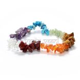 7 Chakra Bracelet in Mix Agate Gemstone