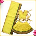 Durga Mata Vastra Dress in Beautiful Handmade Yellow Color