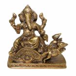 Ganesh Riding on Rat Chariot