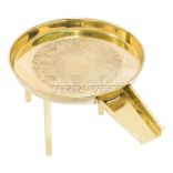 Abhishek Tray (Heavy Weight) in Brass - Big Size