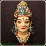 Divine Beauty Maa Lakshmi Mukhavata Devi Face for Margashirsha Vratha Pooja Detail