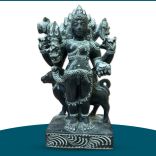 Kaal Bhairavav Exotic Indian Crafted Stone Statue