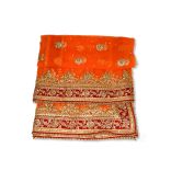 Designer Chunri / Chunni for Wedding & Religious Ceremonies - Orange