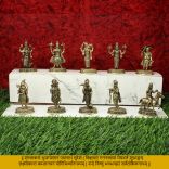 Dashavatars of Lord Vishnu 10 idol set for Daily Puja Archana