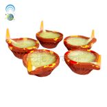 Clay Diyas with Ghee