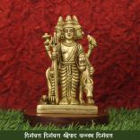 Lord Dattatreya Murti Brass Idol Detail