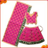 Lehnga Patka Poshak Dress Set for Goddess Maa Durga Devi 