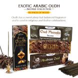 Exotic Arabic Oudh Incense Sticks Collection - Set of 4 packs Detail