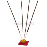 Hand Crafted Wooden Flower Incense Holder