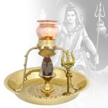 Gaumukh Gangaji Natural Narmadeshwar Shivling Bhakti Shakti Set