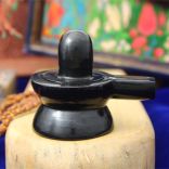 Lord Shiva Shivlingam in Black Stone for Good Luck and Wealth