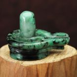 Shivling in Emerald Gemstone