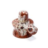 Shivling in Red Jasper Gemstone - 180 gms