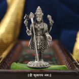 Lord Kartikeya Idol (Murti) in Pure Silver