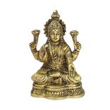 Goddess MahaLakshmi Idol in Brass