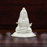 Devi Maa Annapurna Mother of Food Idol/Murti in Pure Silver